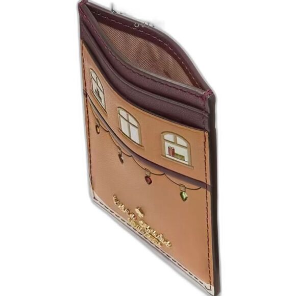 NWT Kate Spade Oh What Fun Gingerbread House Cardholder – Holiday Collectible! - Picture 3 of 4